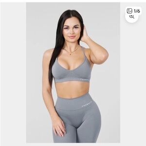 YoungLA Core Seamless Sports Bra in Gray